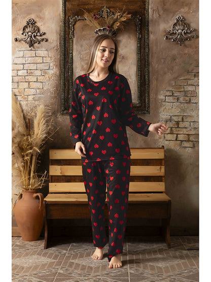 Crew Neck Women's Pajama Set