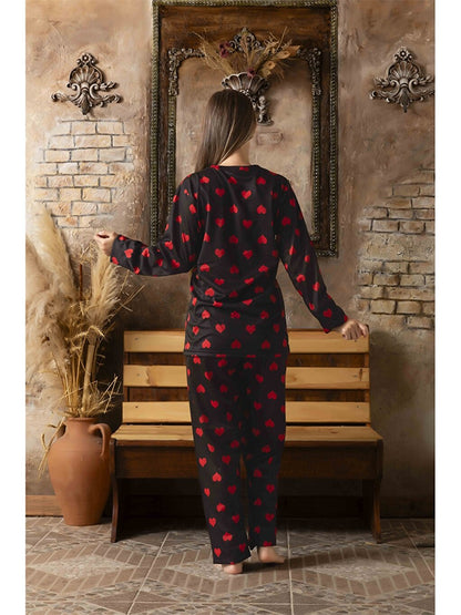 Crew Neck Women's Pajama Set