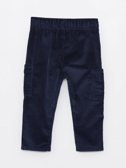 Baby Boy Cargo Pants with Elastic Waist