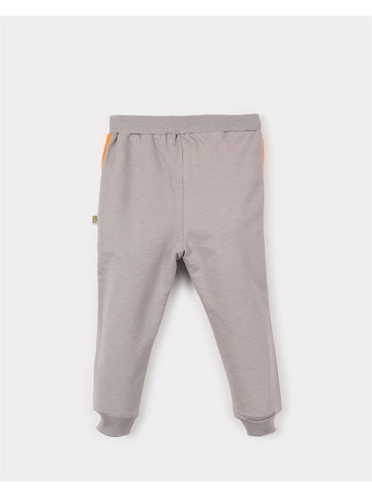 Printed Baby Boy Sweatpants with Elastic Waist