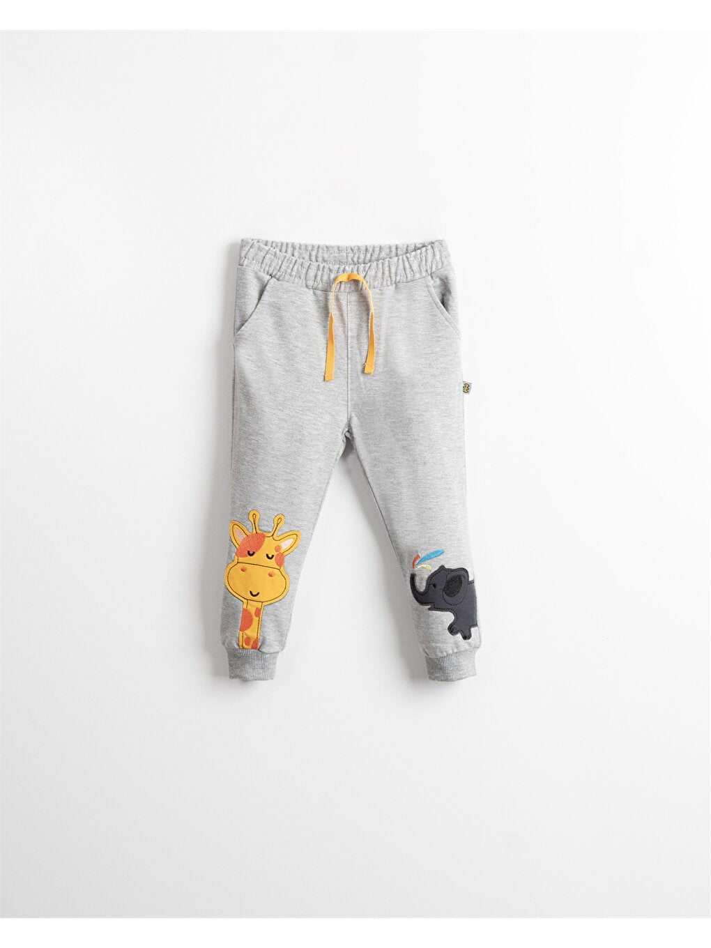 Printed Baby Boy Sweatpants with Elastic Waist