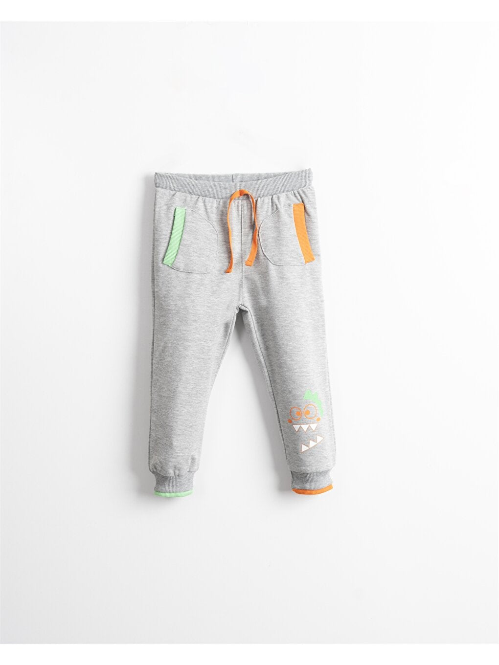 Printed Baby Boy Sweatpants with Elastic Waist