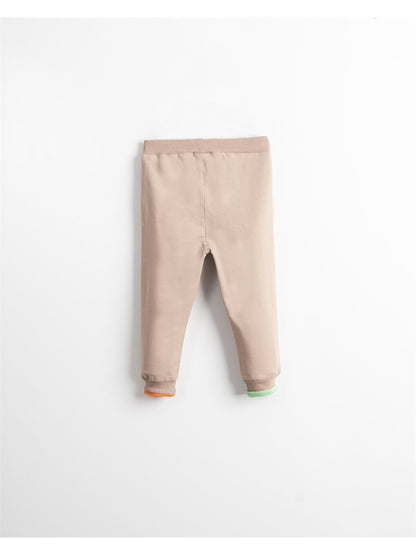 Printed Baby Boy Sweatpants with Elastic Waist