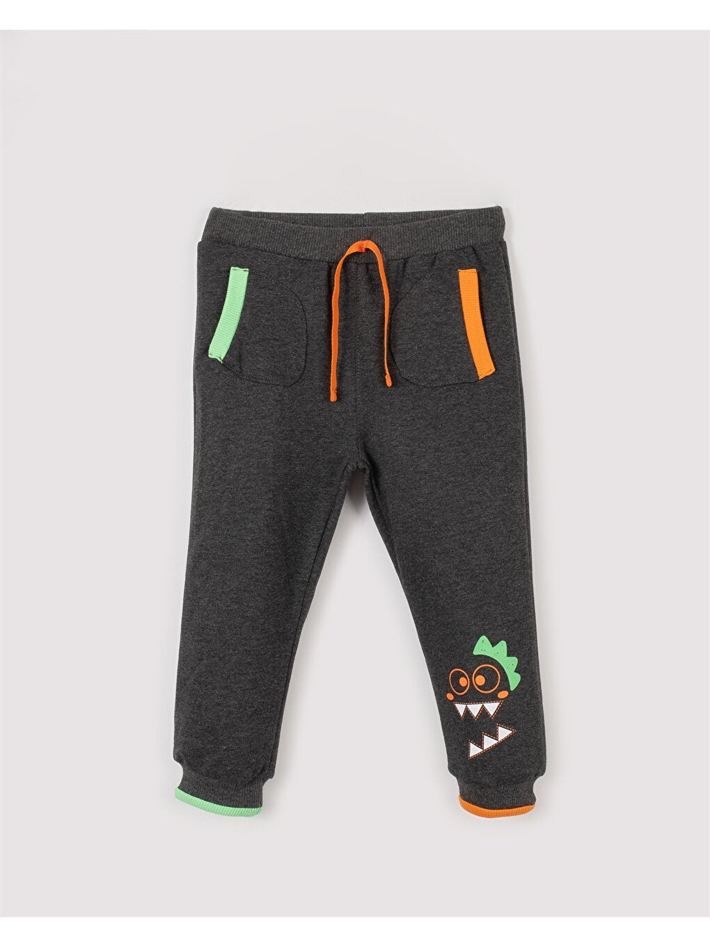 Printed Baby Boy Sweatpants with Elastic Waist