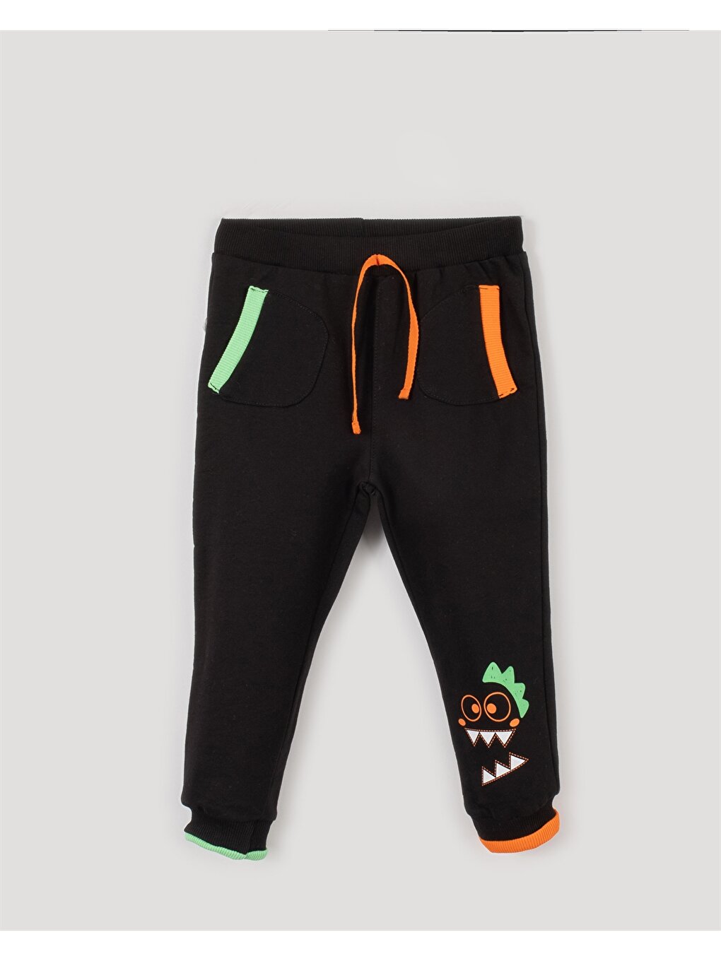 Printed Baby Boy Sweatpants with Elastic Waist