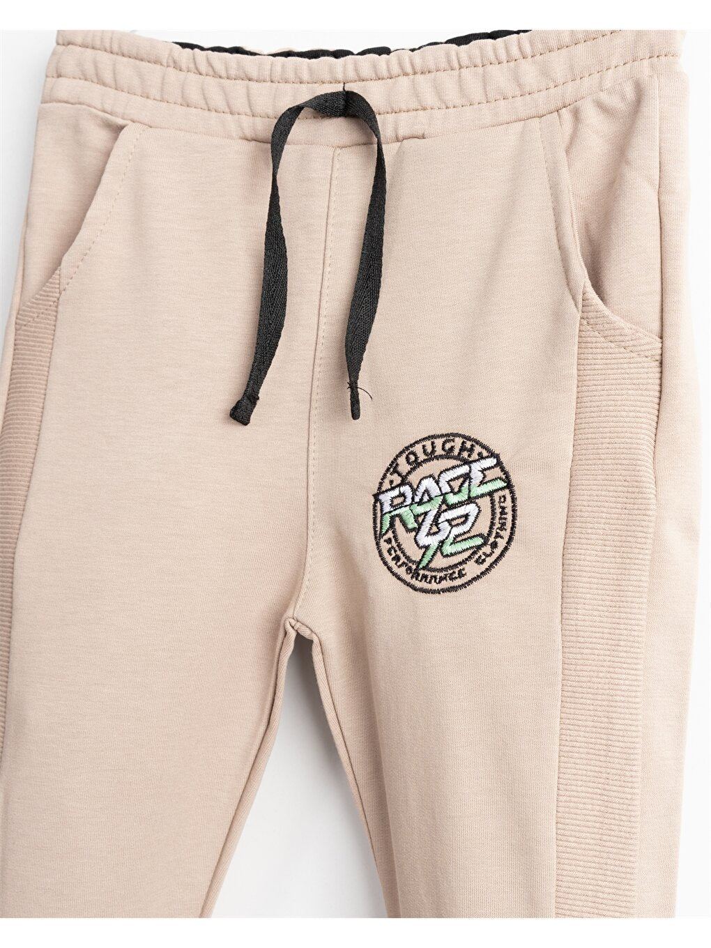 Printed Baby Boy Sweatpants with Elastic Waist