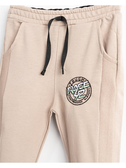 Printed Baby Boy Sweatpants with Elastic Waist