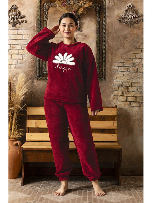 Crew Neck Women's Pajama Set