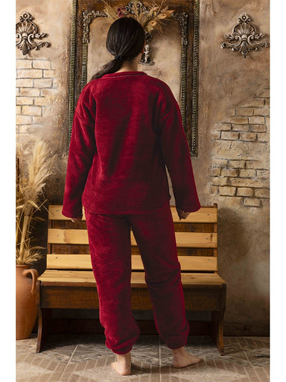 Crew Neck Women's Pajama Set