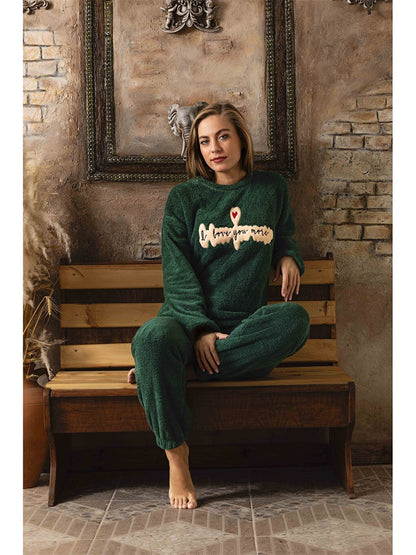 Crew Neck Women's Pajama Set