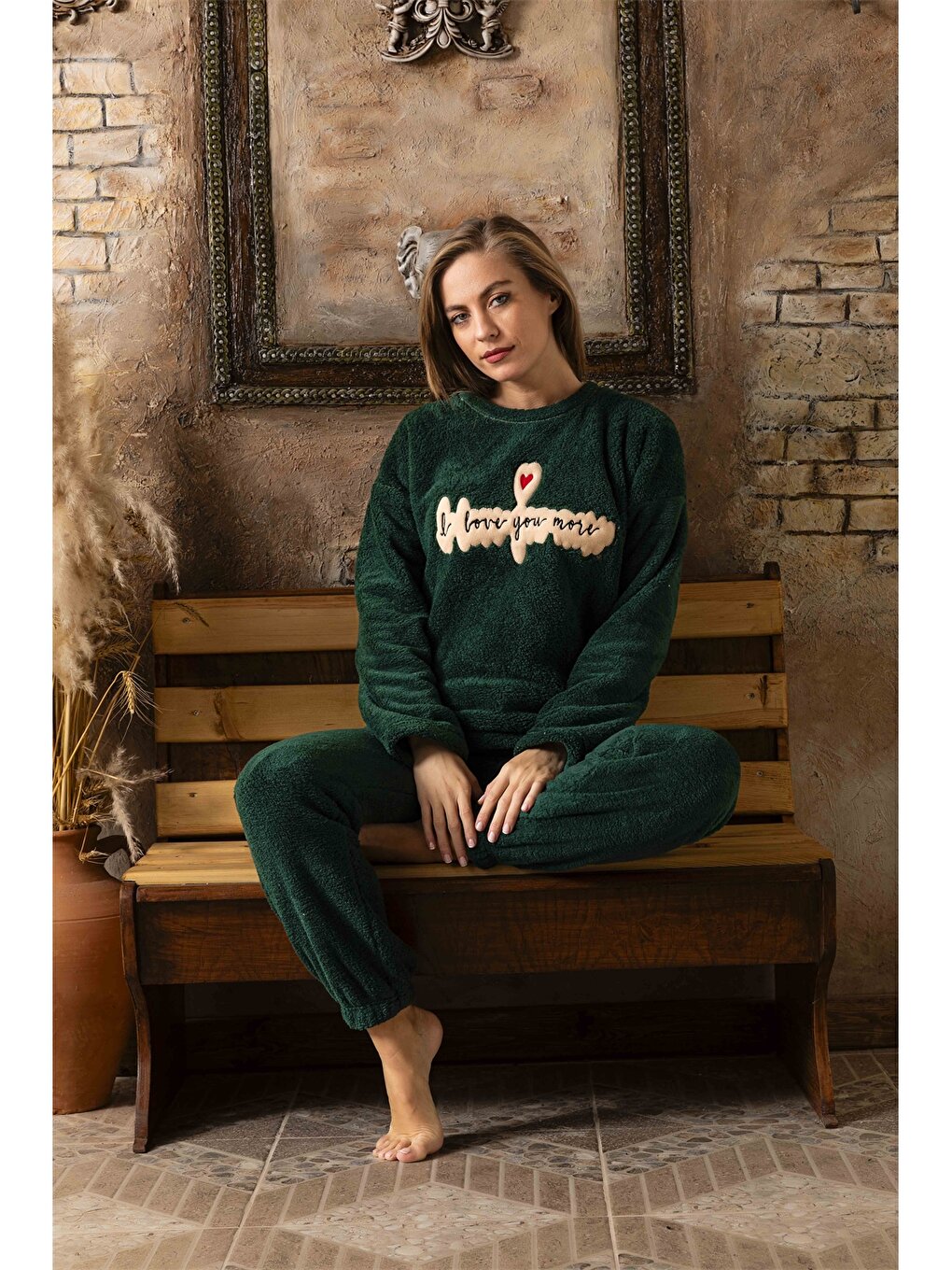 Crew Neck Women's Pajama Set