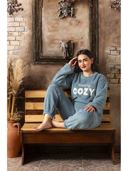 Crew Neck Women's Pajama Set