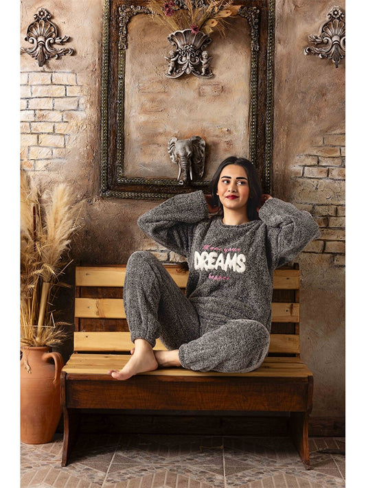 Crew Neck Women's Pajama Set