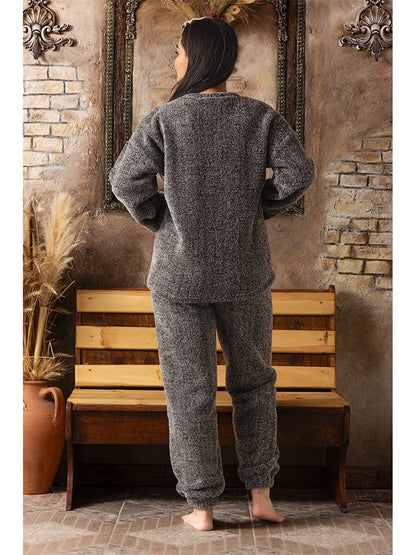 Crew Neck Women's Pajama Set