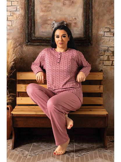 Crew Neck Women's Pajama Set