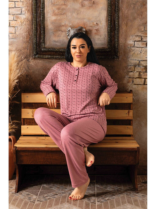 Crew Neck Women's Pajama Set