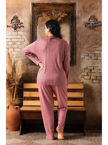 Crew Neck Women's Pajama Set