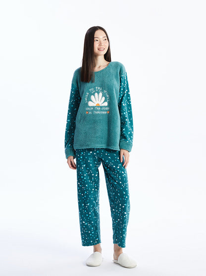 Crew Neck Women's Pajama Set