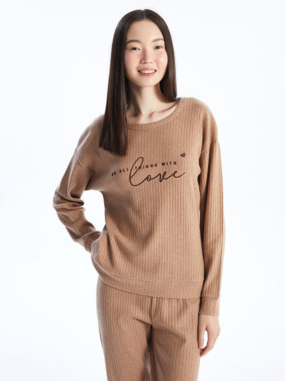 Crew Neck Women's Pajama Set