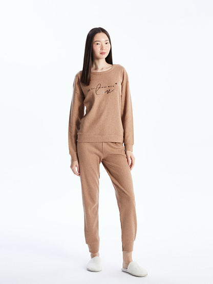 Crew Neck Women's Pajama Set