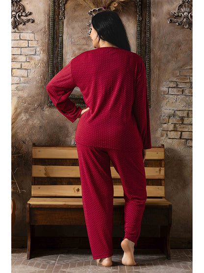 Crew Neck Women's Pajama Set