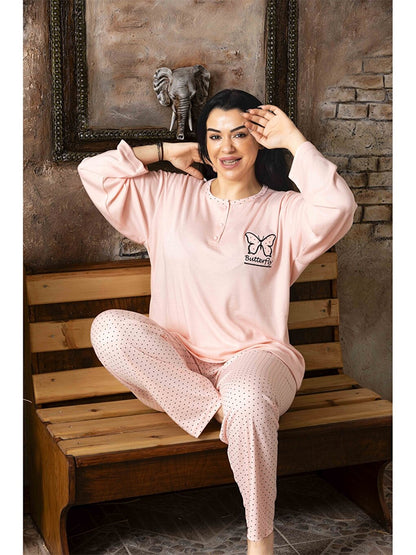 Crew Neck Women's Pajama Set