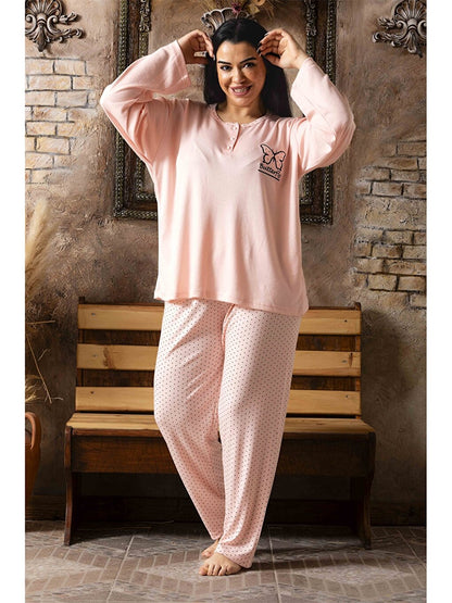 Crew Neck Women's Pajama Set