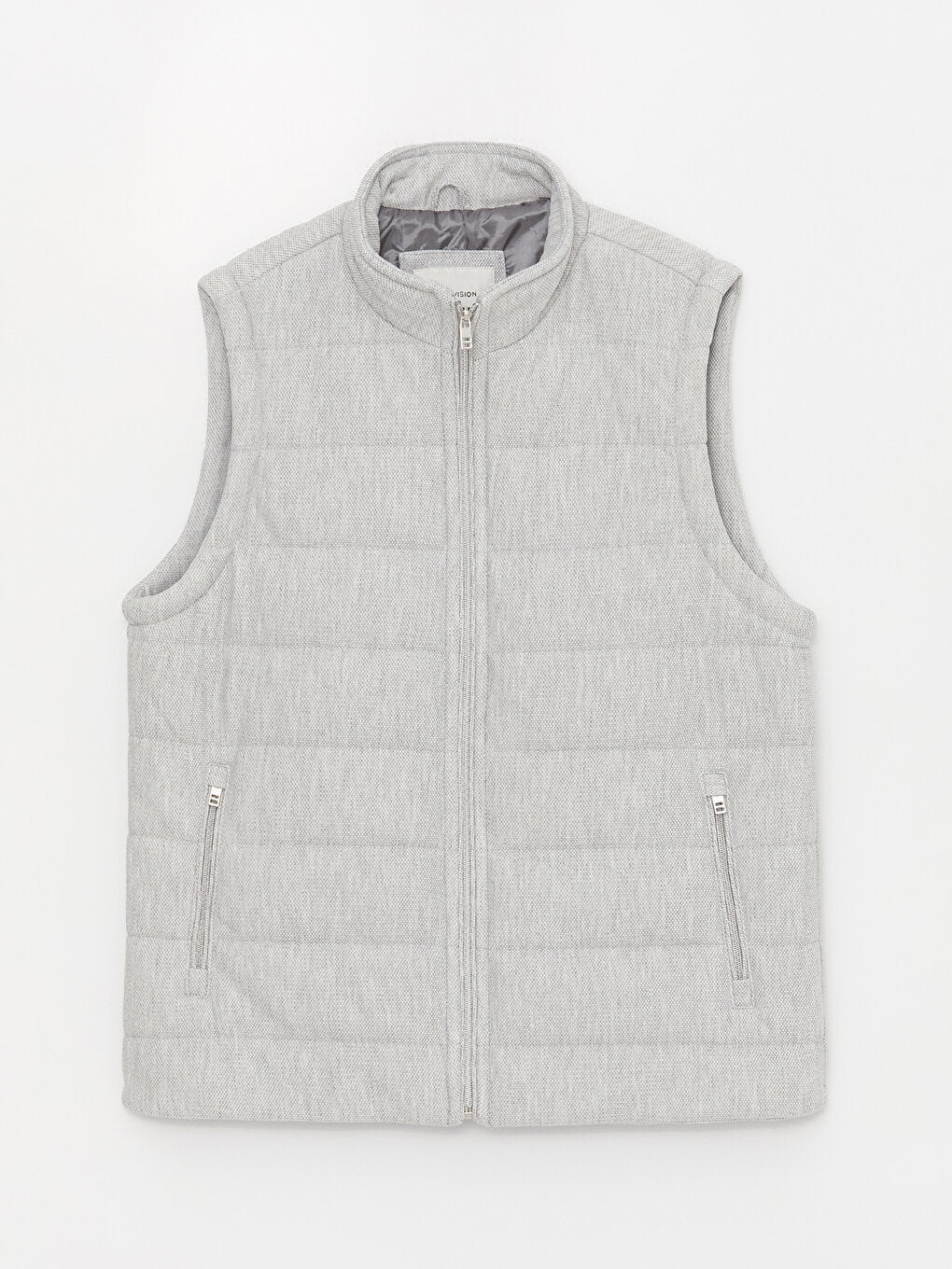 Slim Fit Stand Collar Men's Vest