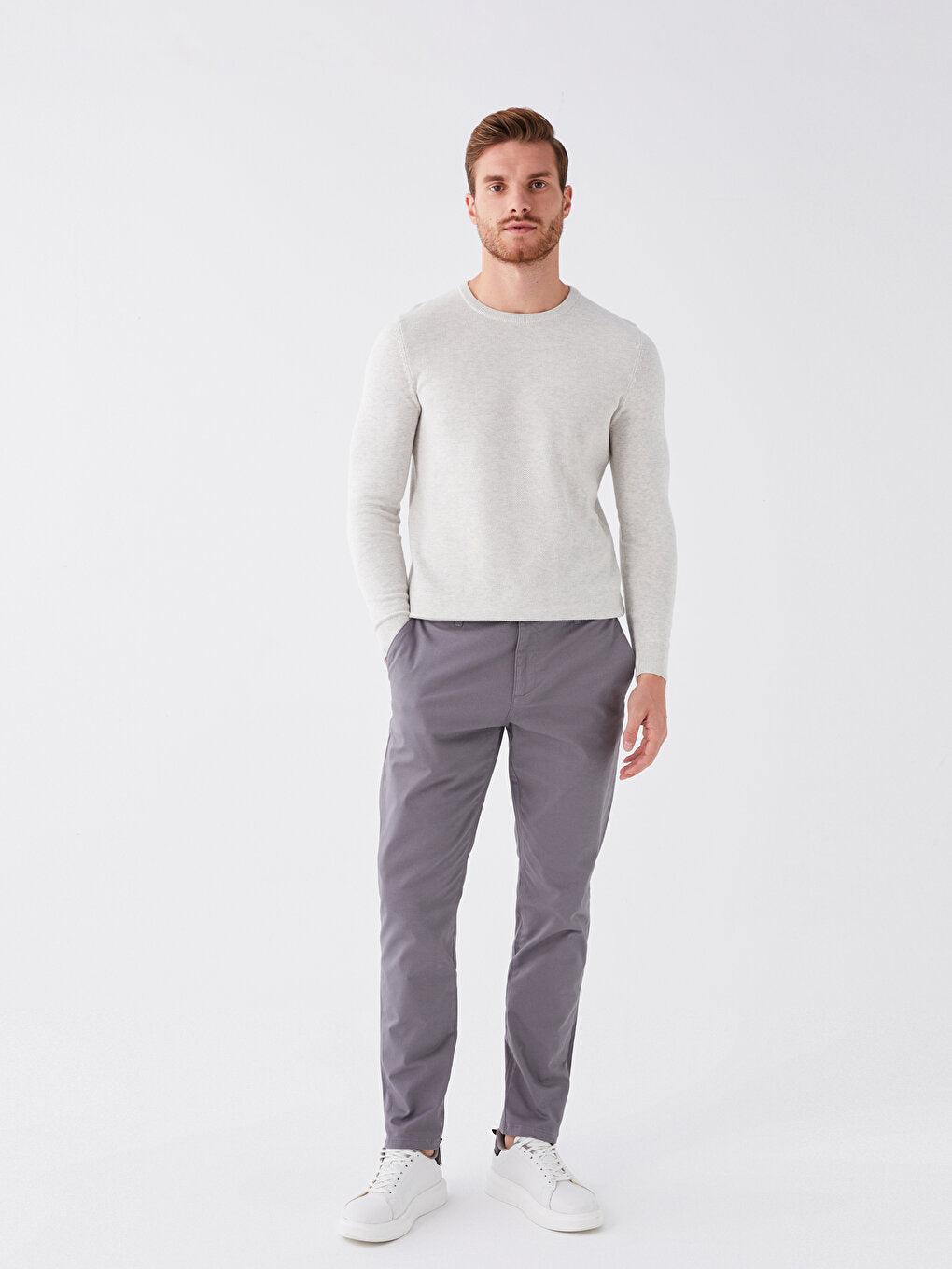 Slim Fit Men's Chino Trousers