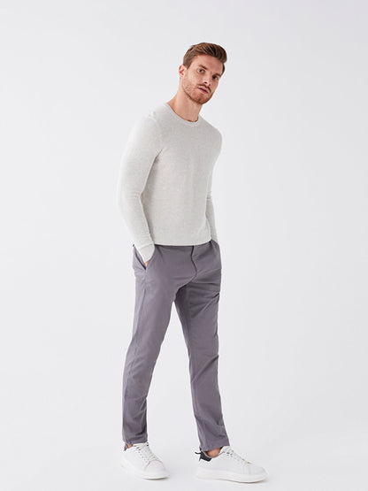 Slim Fit Men's Chino Trousers