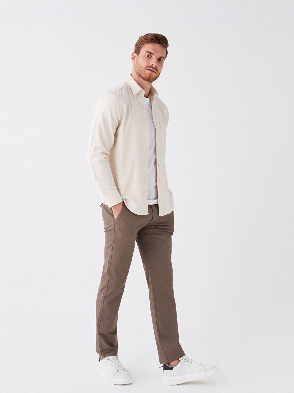 Standard Fit Men's Chino Trousers