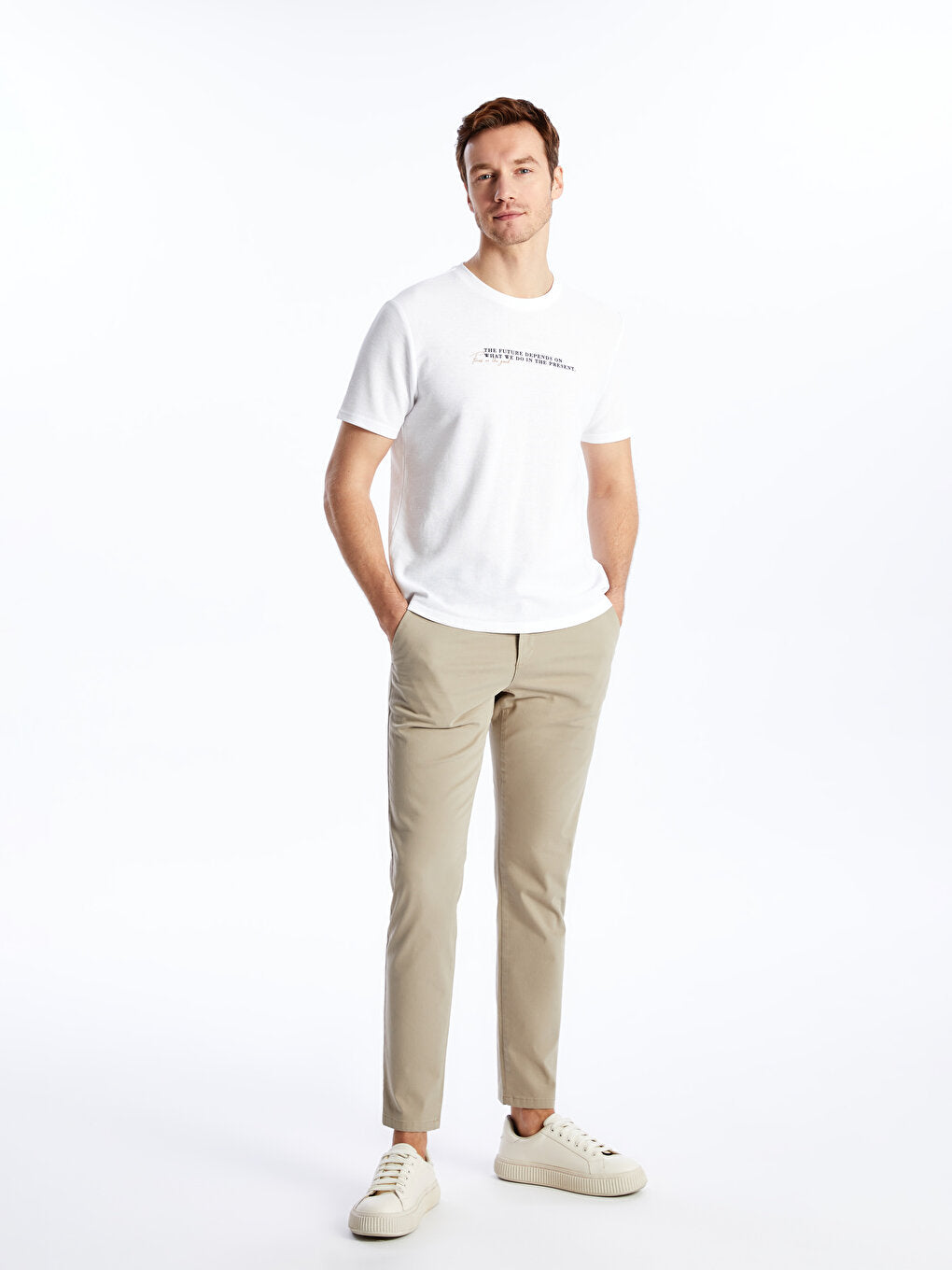 Slim Fit Men's Chino Trousers