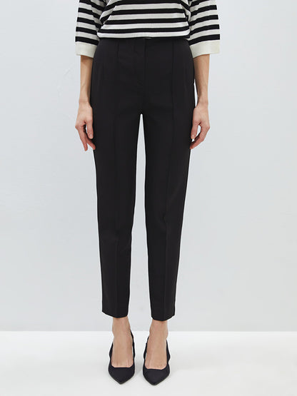 Women's Slim Fit Straight Trousers