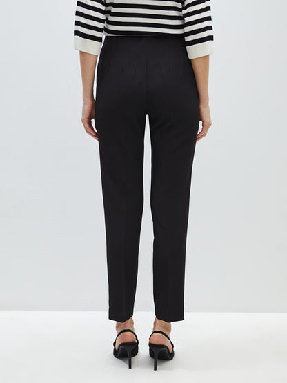 Women's Slim Fit Straight Trousers