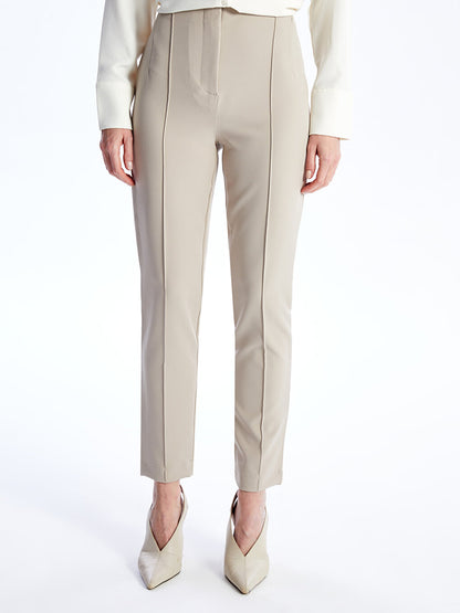 Women's Slim Fit Straight Trousers