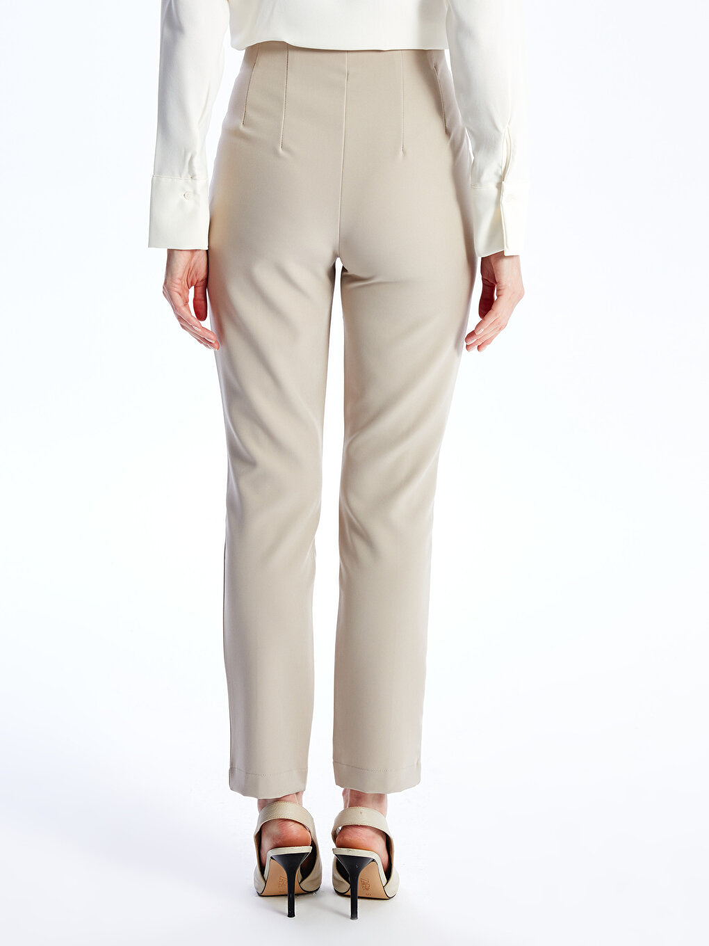 Women's Slim Fit Straight Trousers