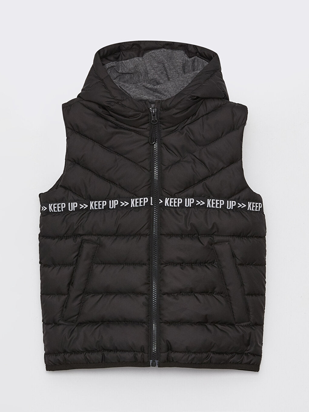 Hooded Boy Puffer Vest