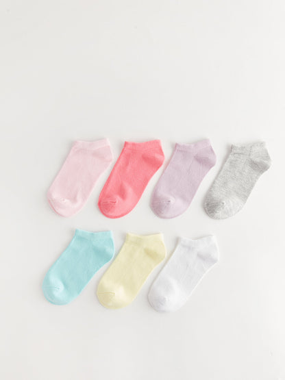 Basic Girl's Booties Socks 7-pack