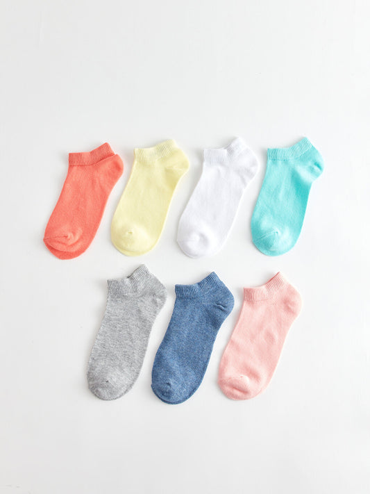 Basic Girl's Booties Socks 7-pack