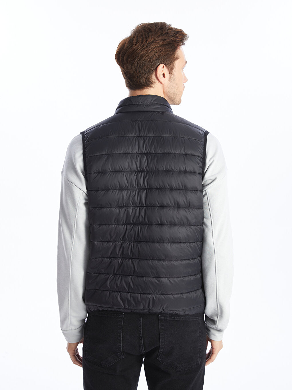 Standard Mold Stand Collar Men's Vest