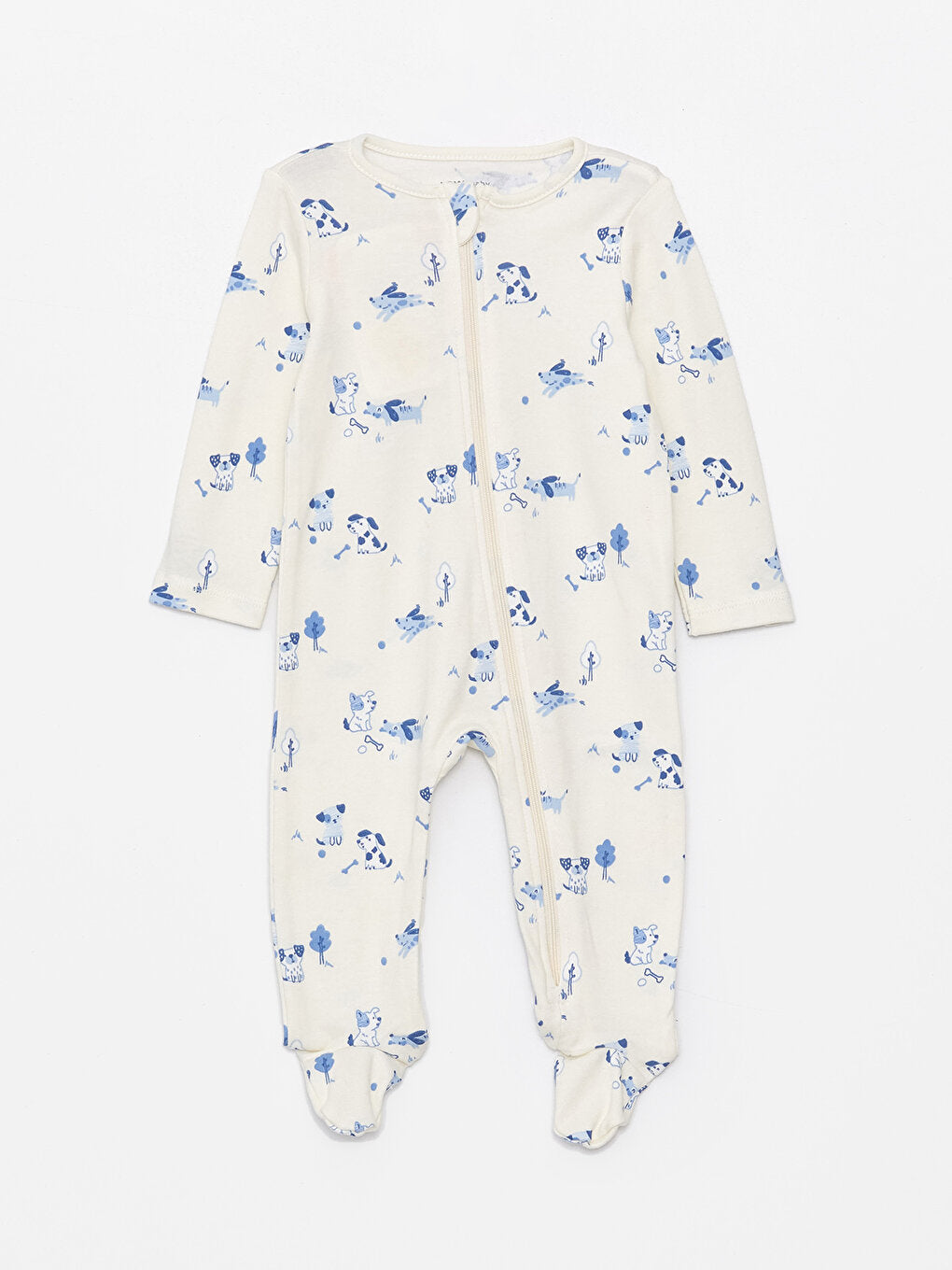 Crew Neck Printed Baby Boy Jumpsuit 2-pack