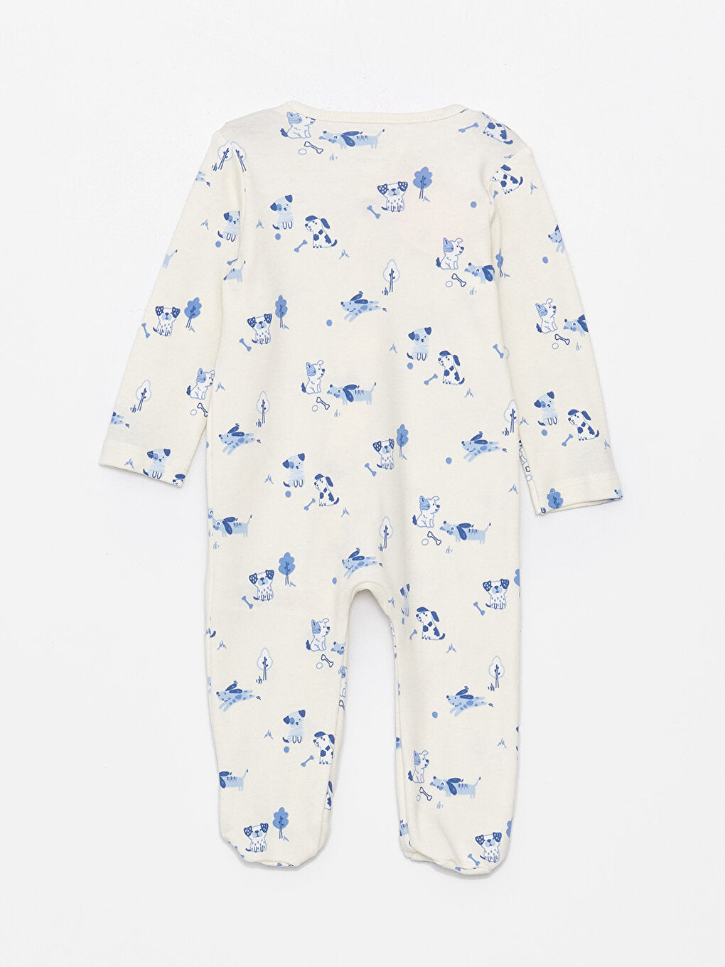 Crew Neck Printed Baby Boy Jumpsuit 2-pack