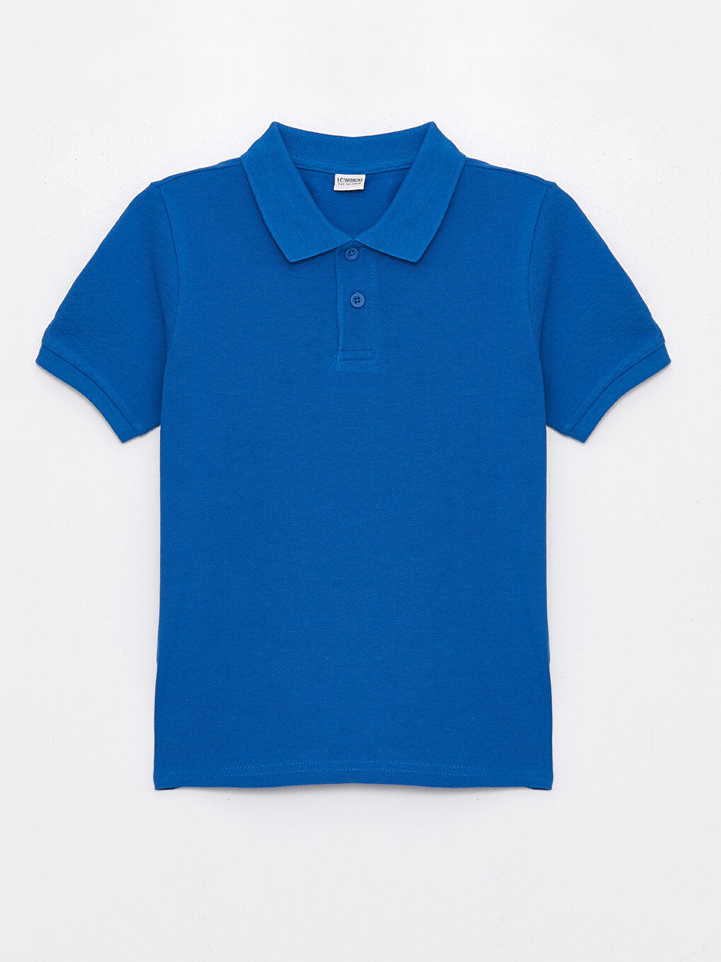 Polo Neck Basic Short Sleeve Boy's T-Shirt