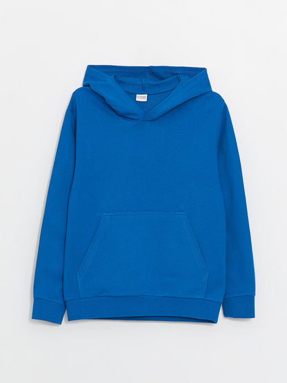 Basic Long Sleeve Boys Hoodie