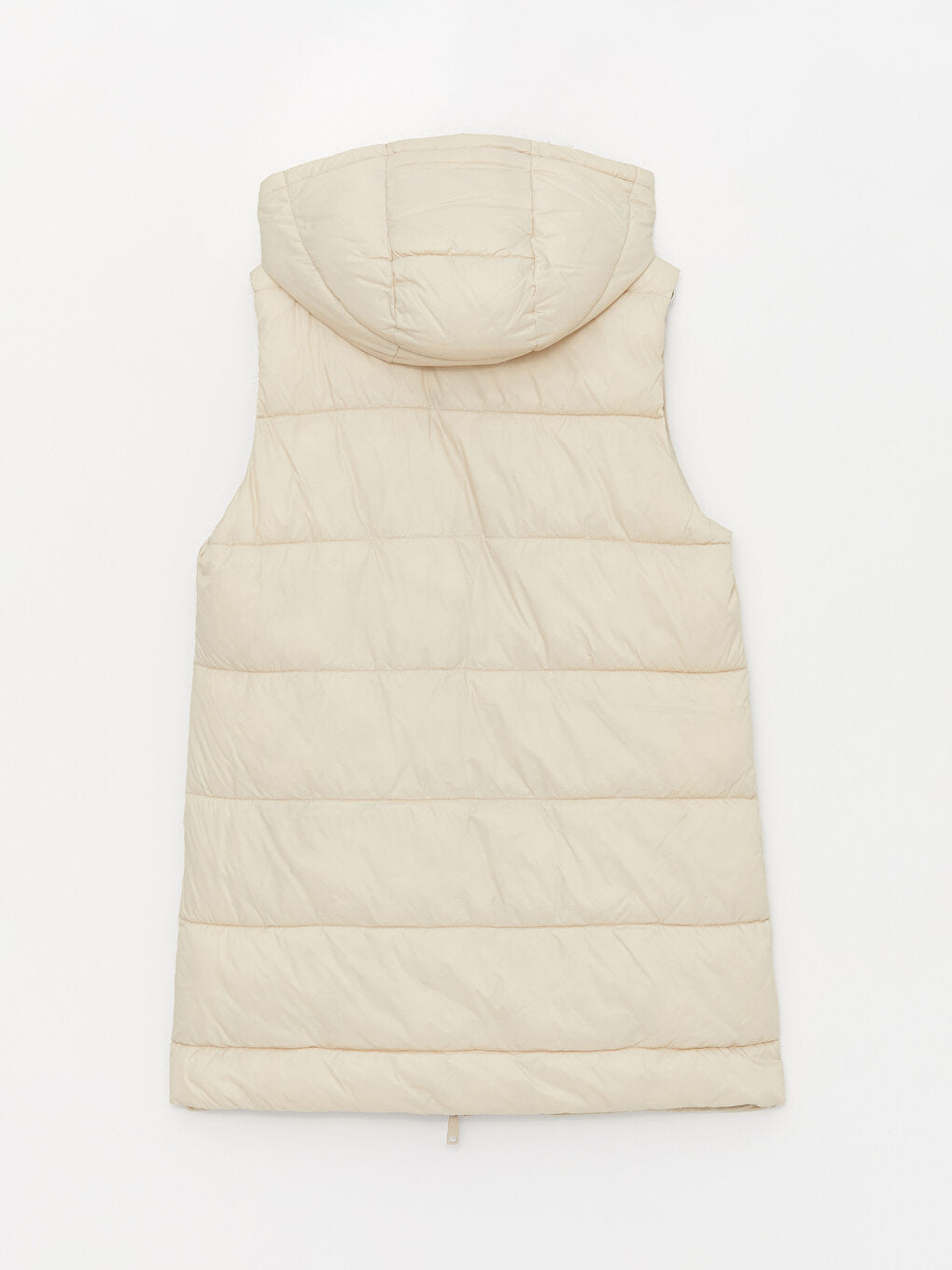 Women's Hooded Plain Puffer Vest