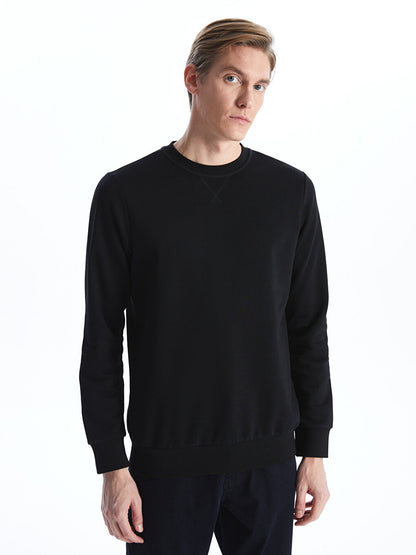 Crew Neck Long Sleeve Men's Sweatshirt