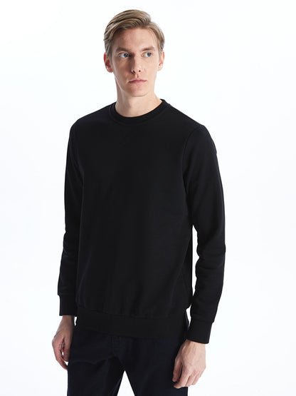 Crew Neck Long Sleeve Men's Sweatshirt