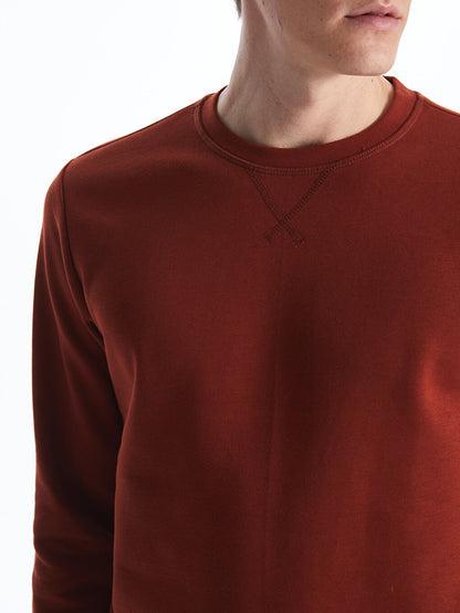 Crew Neck Long Sleeve Men's Sweatshirt