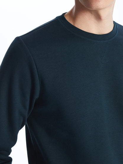 Crew Neck Long Sleeve Men's Sweatshirt