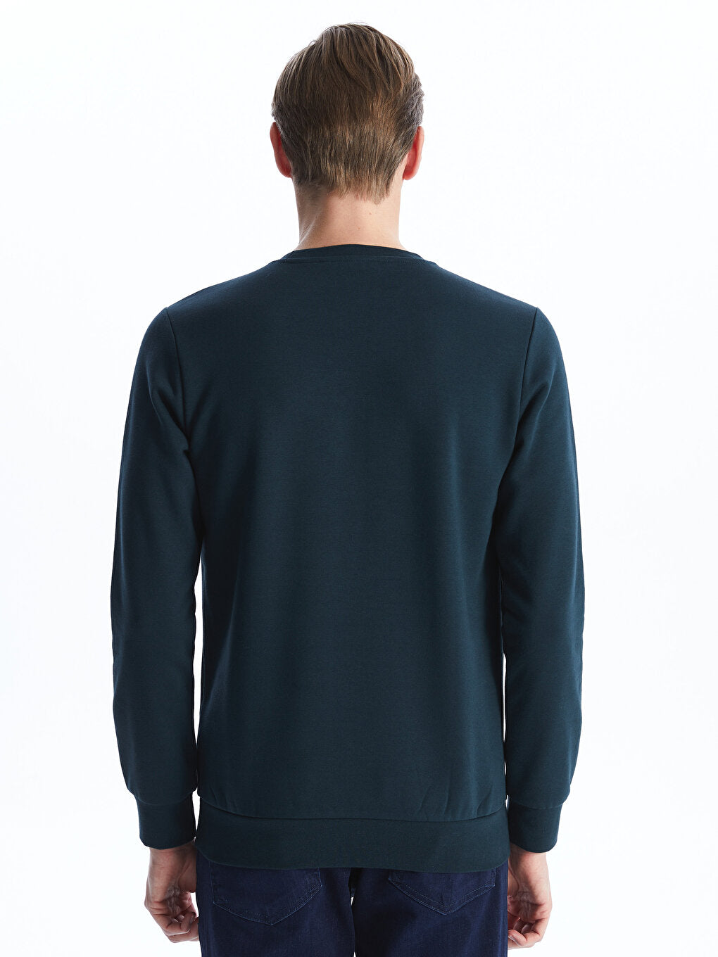 Crew Neck Long Sleeve Men's Sweatshirt